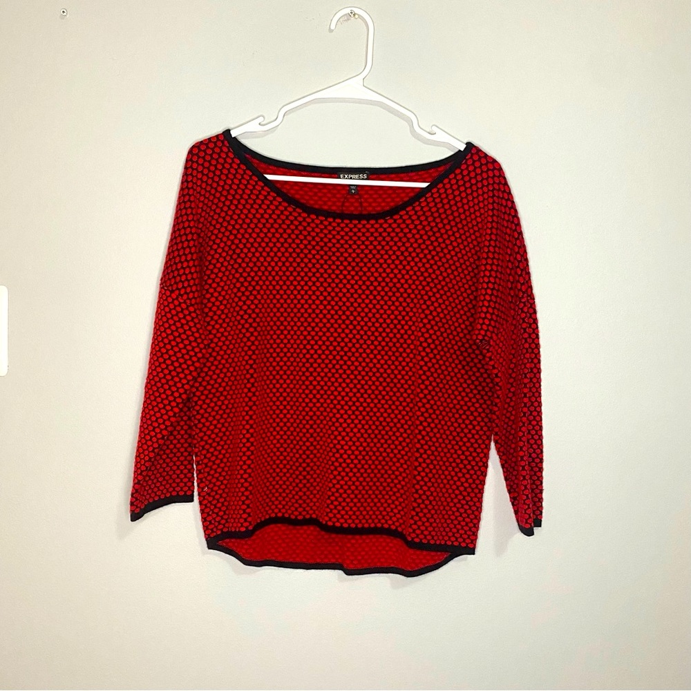 Express Women’s Red Sweater L